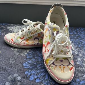 Coach  Barrett Multi-color Sneakers WomenSz 9 1/2 M